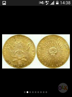 vendo dos monedas de 203 años de 1813 son d - Imagen 2