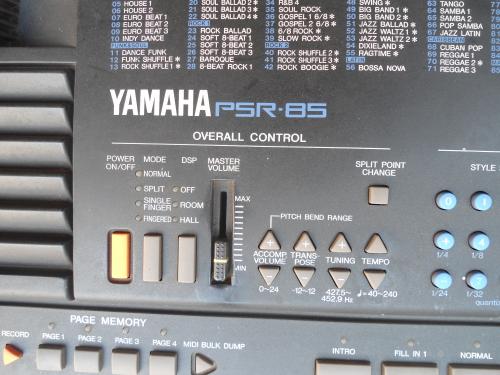 Órgano Yamaha PSR 85  Impecable Poquísimo  - Imagen 2